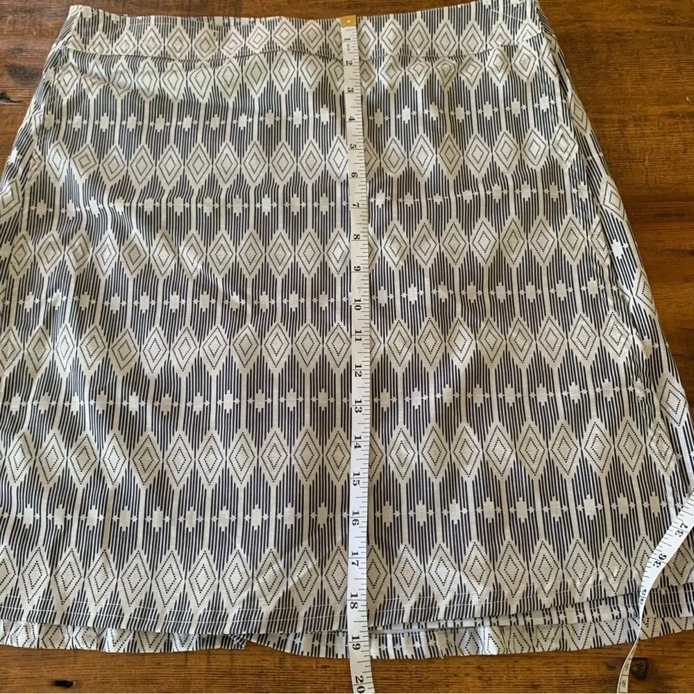 Ripskirt Hawaii Westend Black Cream Geometric Swim Coverup Length 2 Sz M